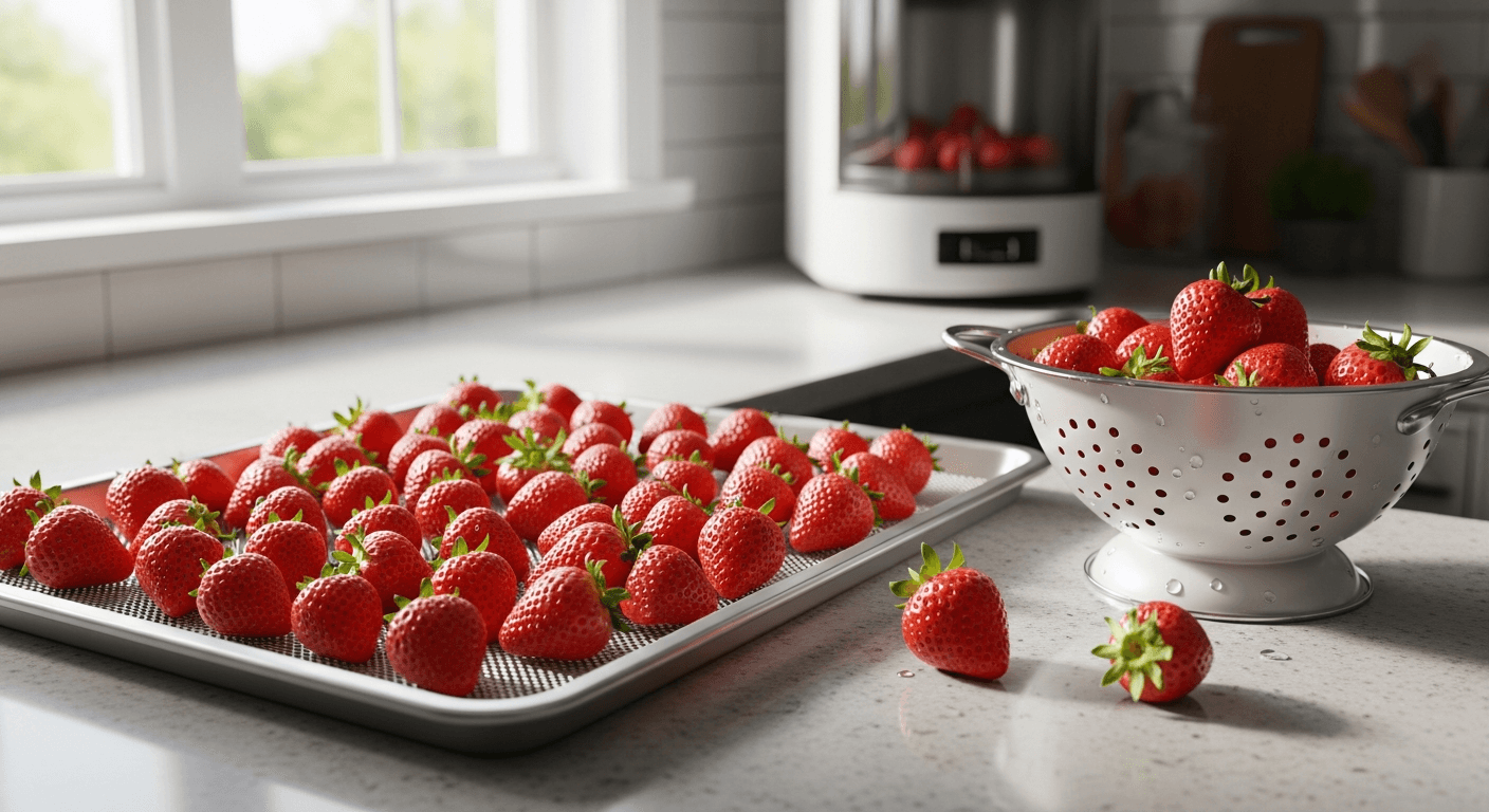How to Dry Freeze Strawberries: A Simple DIY Guide