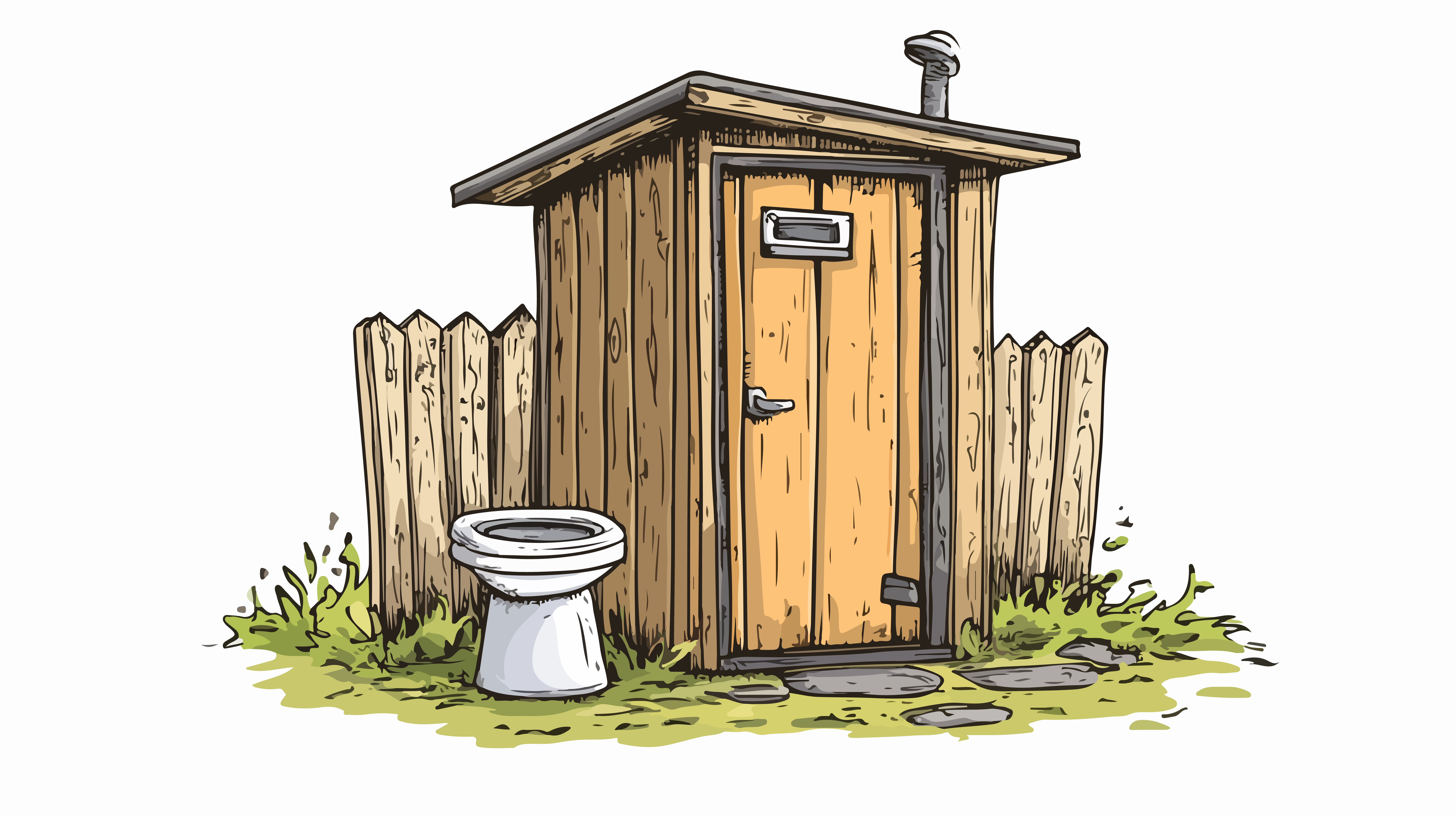 The inside of a composting toilet showing the separator and collection bucket